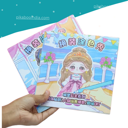 DIY Dress Up Decoration Sticker Book – Fun Craft Activity