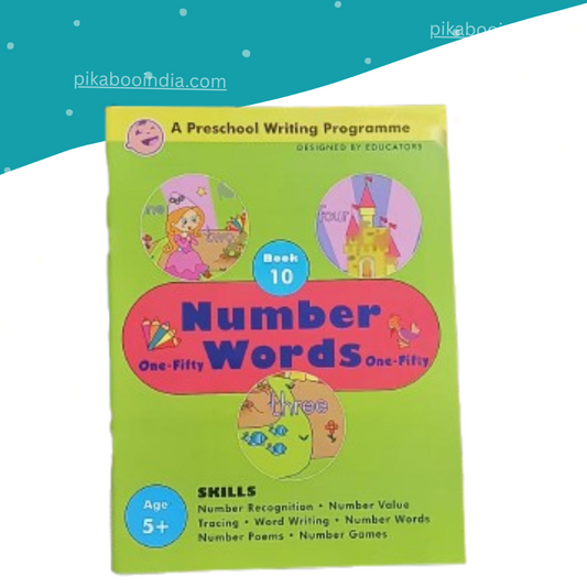 Preschool Writing Number Words One-Fifty
