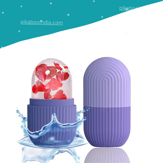 Silicone Ice Roller Face Massager – BPA-Free & Easy Use
