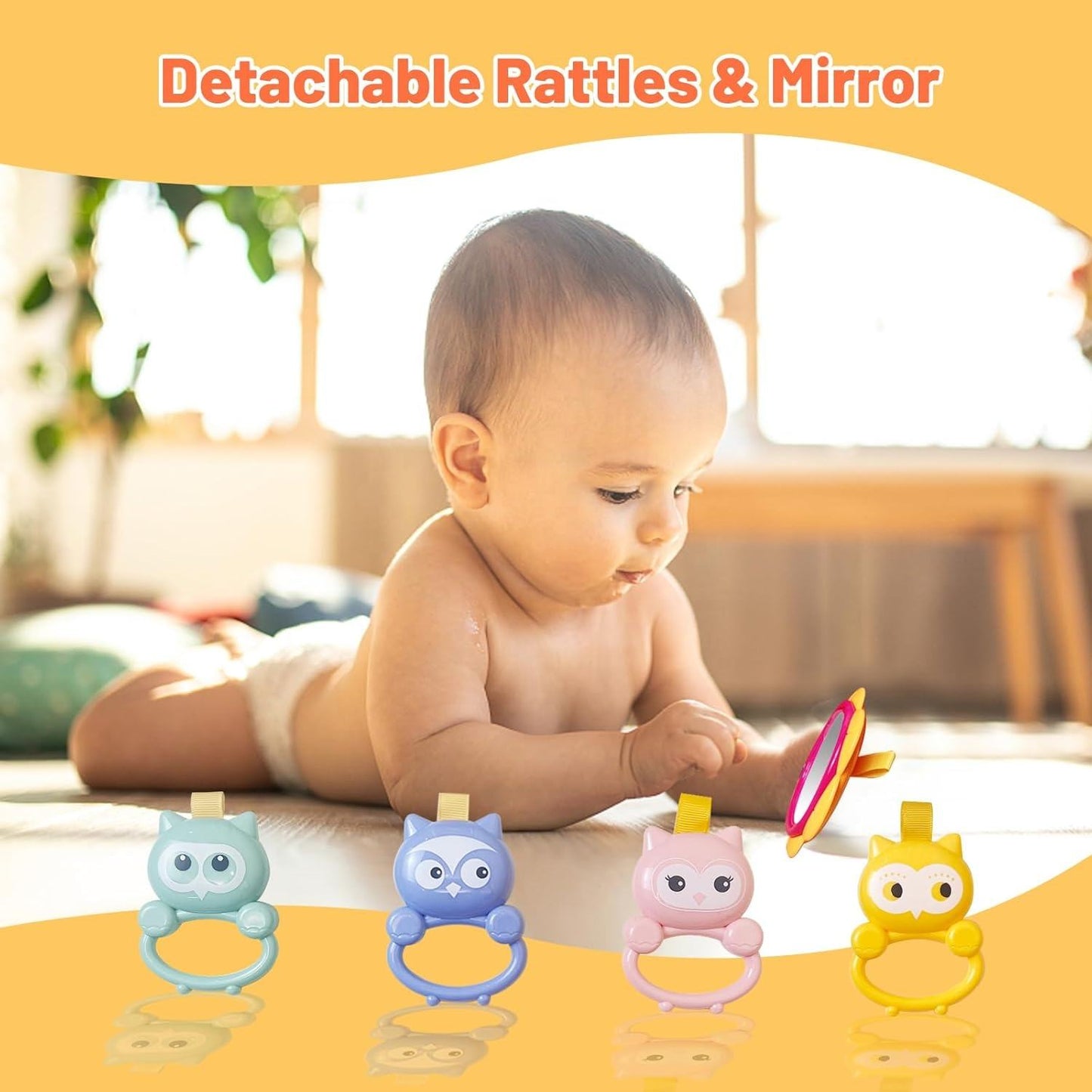 Chota Rockstar Musical Baby Play Gym & Activity Walker with Lights