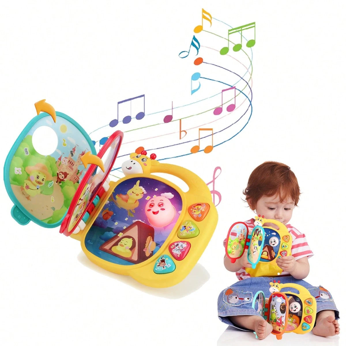 Musical Story Book Toy – Interactive Learning for Kids