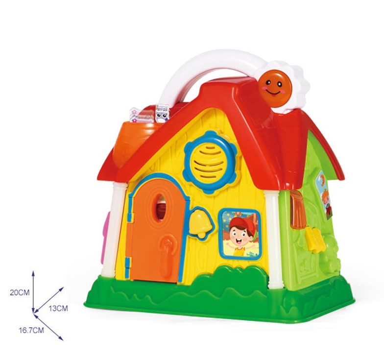 Musical Baby House Toy – Light-Up & Battery Operated