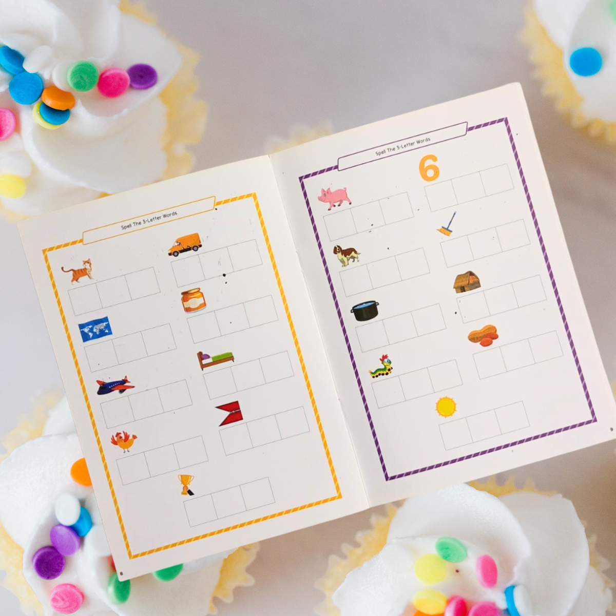 Pre loved My First Wipe Clean Book – Spellings for Kids