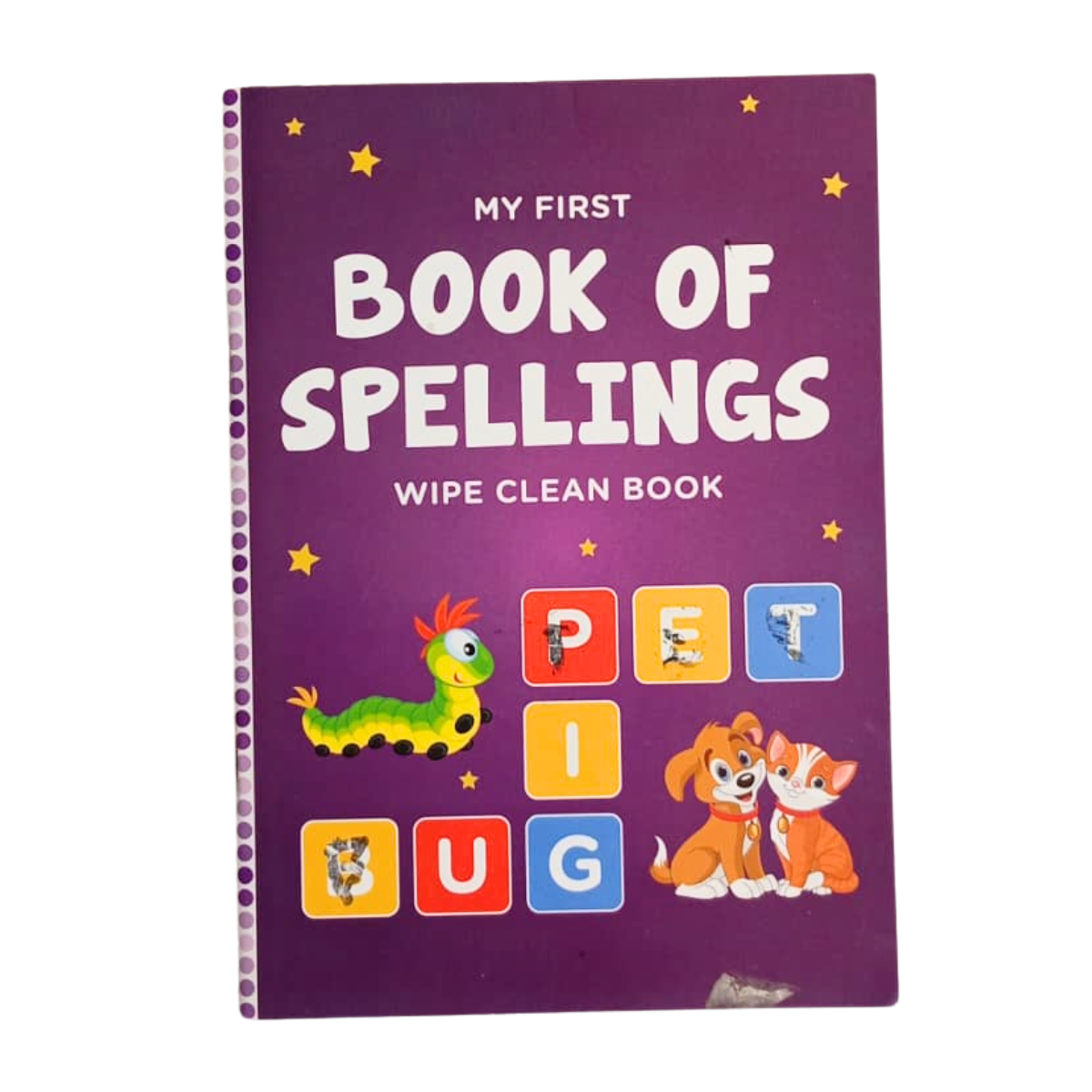 Pre loved My First Wipe Clean Book – Spellings for Kids