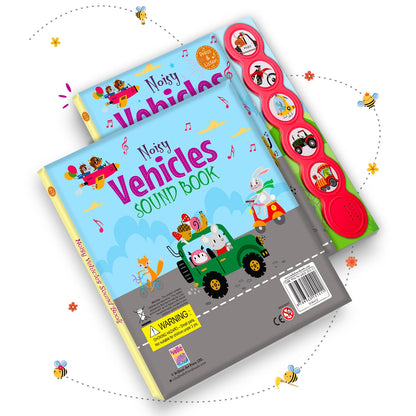 Noisy Vehicle Sound Book – 5 Click | Interactive Learning for Kids