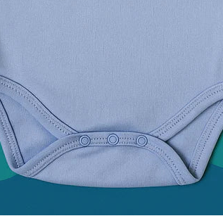 Organic Baby Bodysuit | I Love Mom & Dad Design – Ultra-Soft Blue Cotton for Delicate Newborn Skin