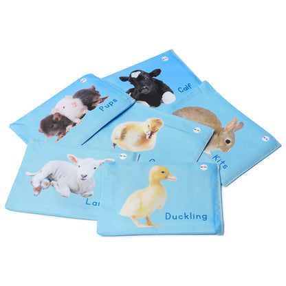 PiK A BOO Cloth Farm Animal Flash Cards | Early Learning & Brain Fun