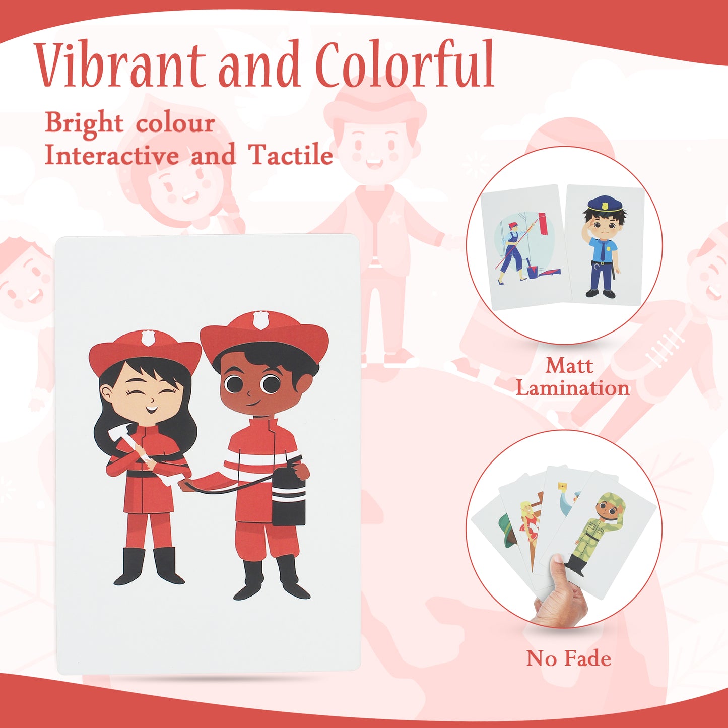 PiK A BOO Community Helpers Flash Cards | Early Learning for Kids