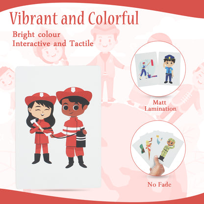 PiK A BOO Community Helpers Flash Cards | Early Learning for Kids