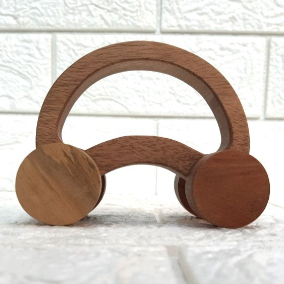 PiK A BOO Wooden Car with Tyres – Fun & Safe Playtime for Little Racers