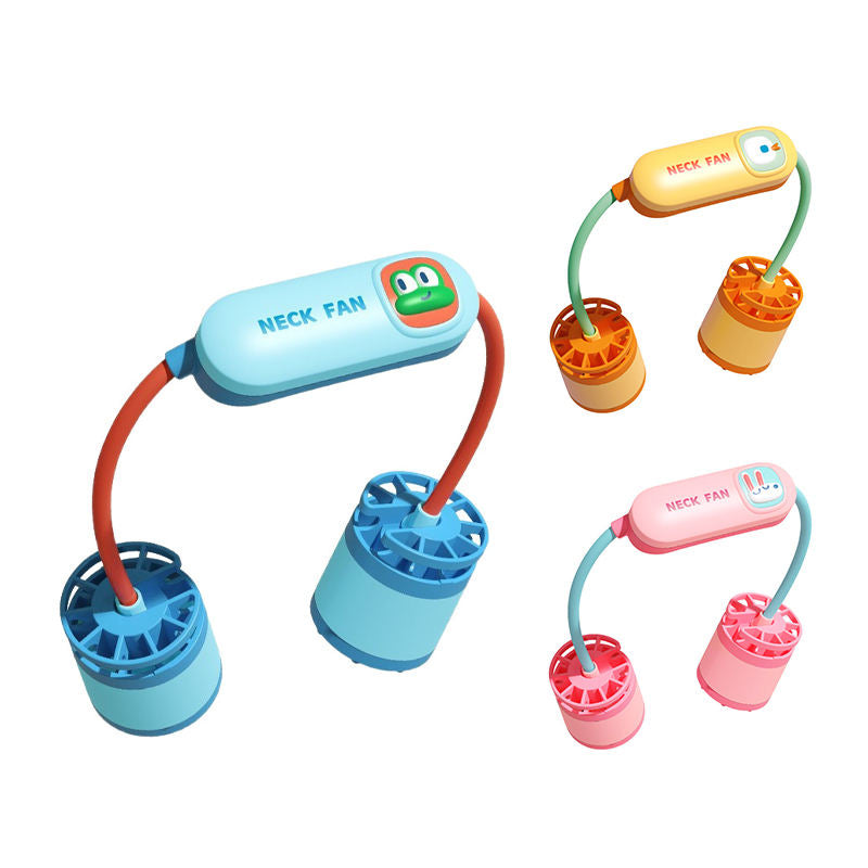 PiK A BOO Neck Fan – Hands-Free Rechargeable Cooling Fan for Kids & Adults