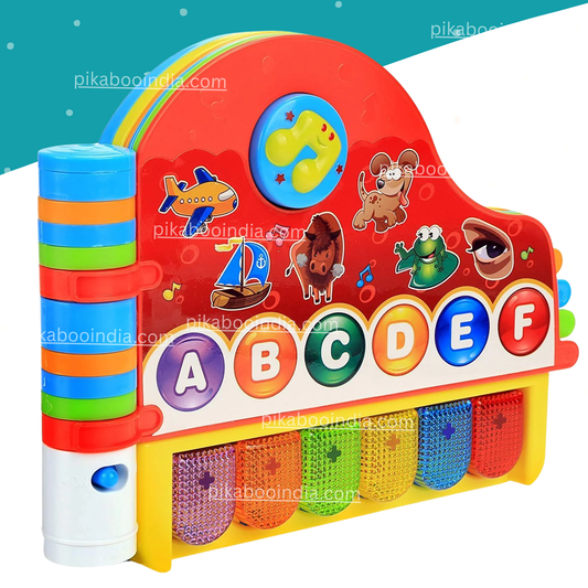 Phonics Piano Toy – Musical Alphabet Keyboard with Lights & Sounds for Toddlers 18M+