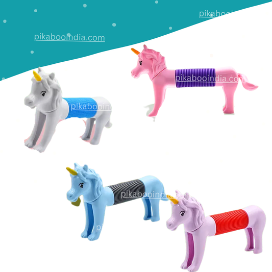 Unicorn Pop Tube – Stretchy Sensory Toy | Assorted Color