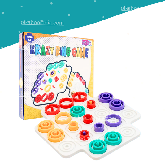 3D Brain Puzzle Game – Strategy Toy With Rings