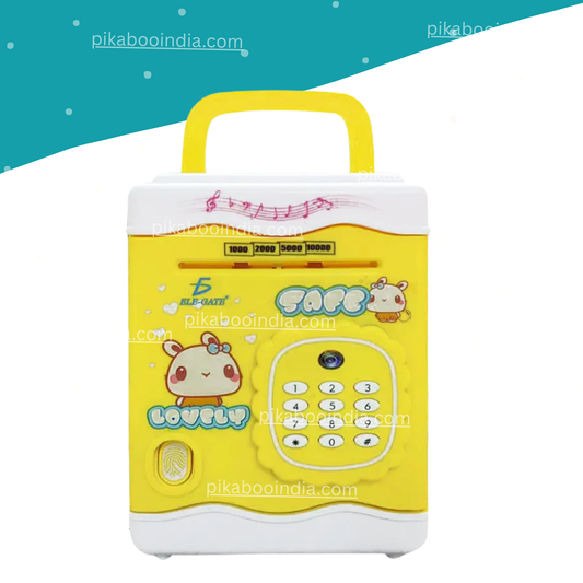 PiK A BOO Piggy Bank – Colorful Coin Saver for Kids Age 2 & Up (Assorted Colors)