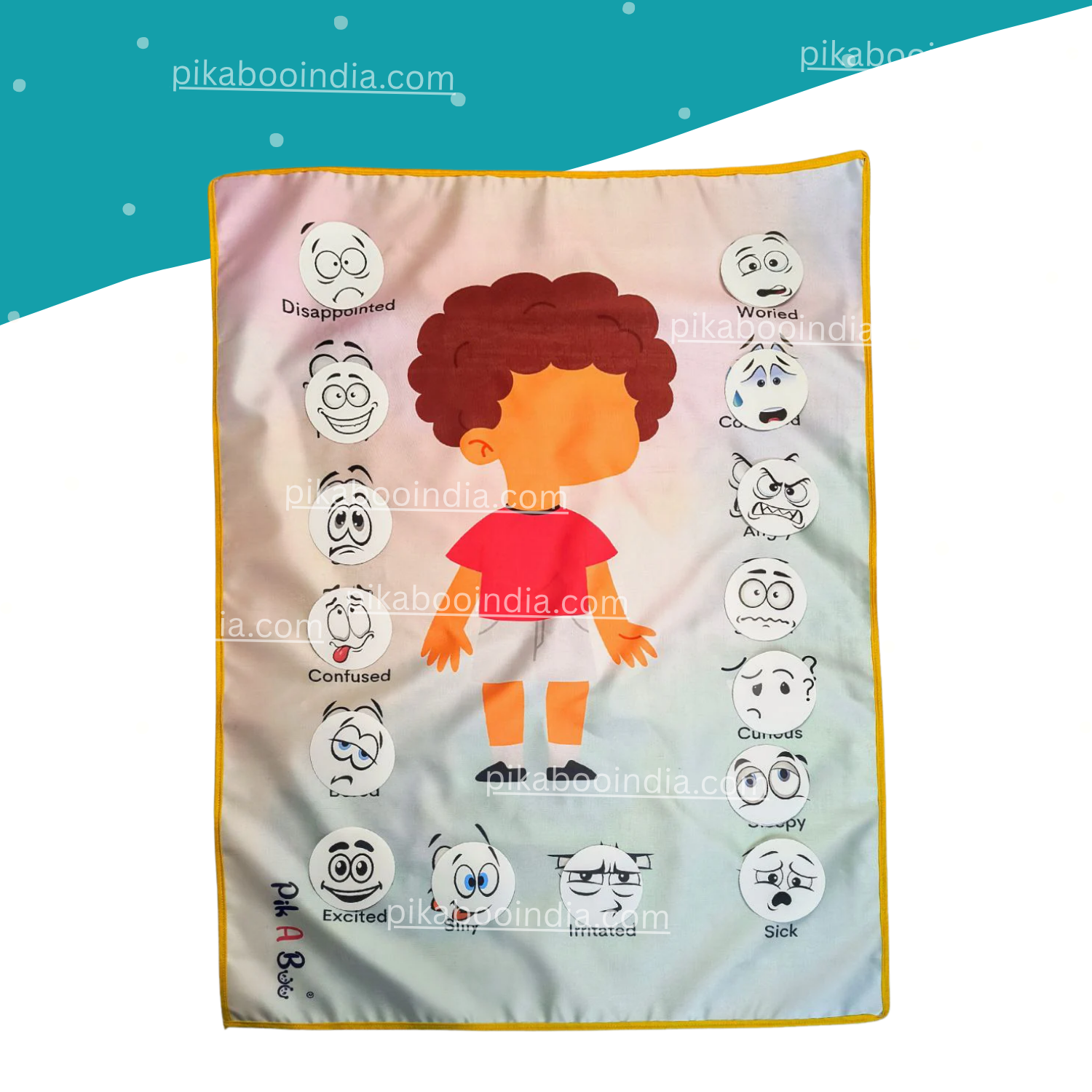 Emotions Cloth Activity Mat – Learn & Express Feelings