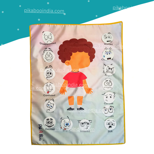 Emotions Cloth Activity Mat – Learn & Express Feelings