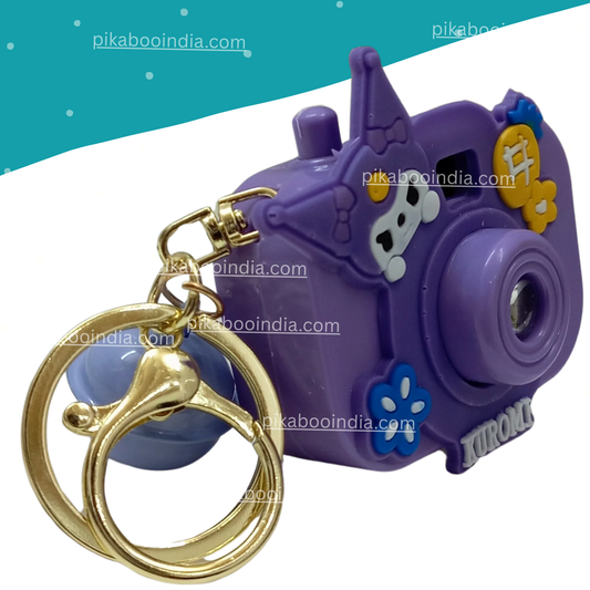 Purple Kuromi Projection Camera – Light Toy for Kids
