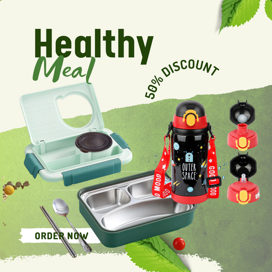 Lunch & Hydration Combo for School & Travel