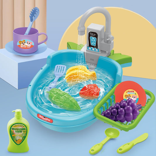 🍍 Pineapple Water Circulating Tap Kitchen Sink For Toddlers Kids Role Play Activity Toys 2 3 4 5 6 year old