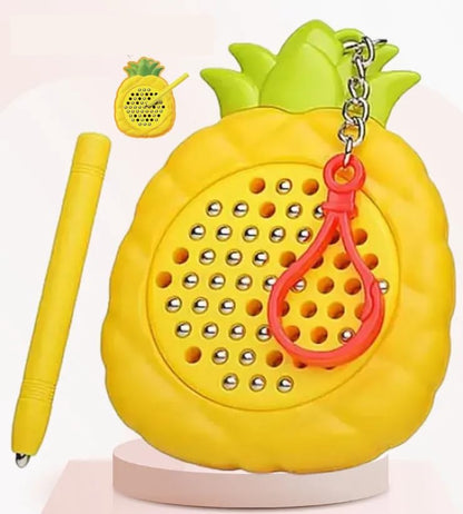 Pineapple Magnetic Board Drawing Stylus Keychain Toy