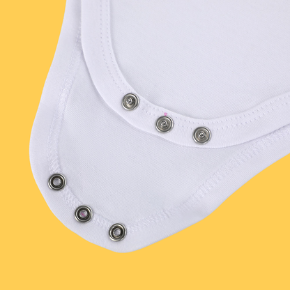 Plain White Organic Baby Bodysuit | Pure, Soft & Gentle Cotton Comfort for Newborns – Everyday Essential