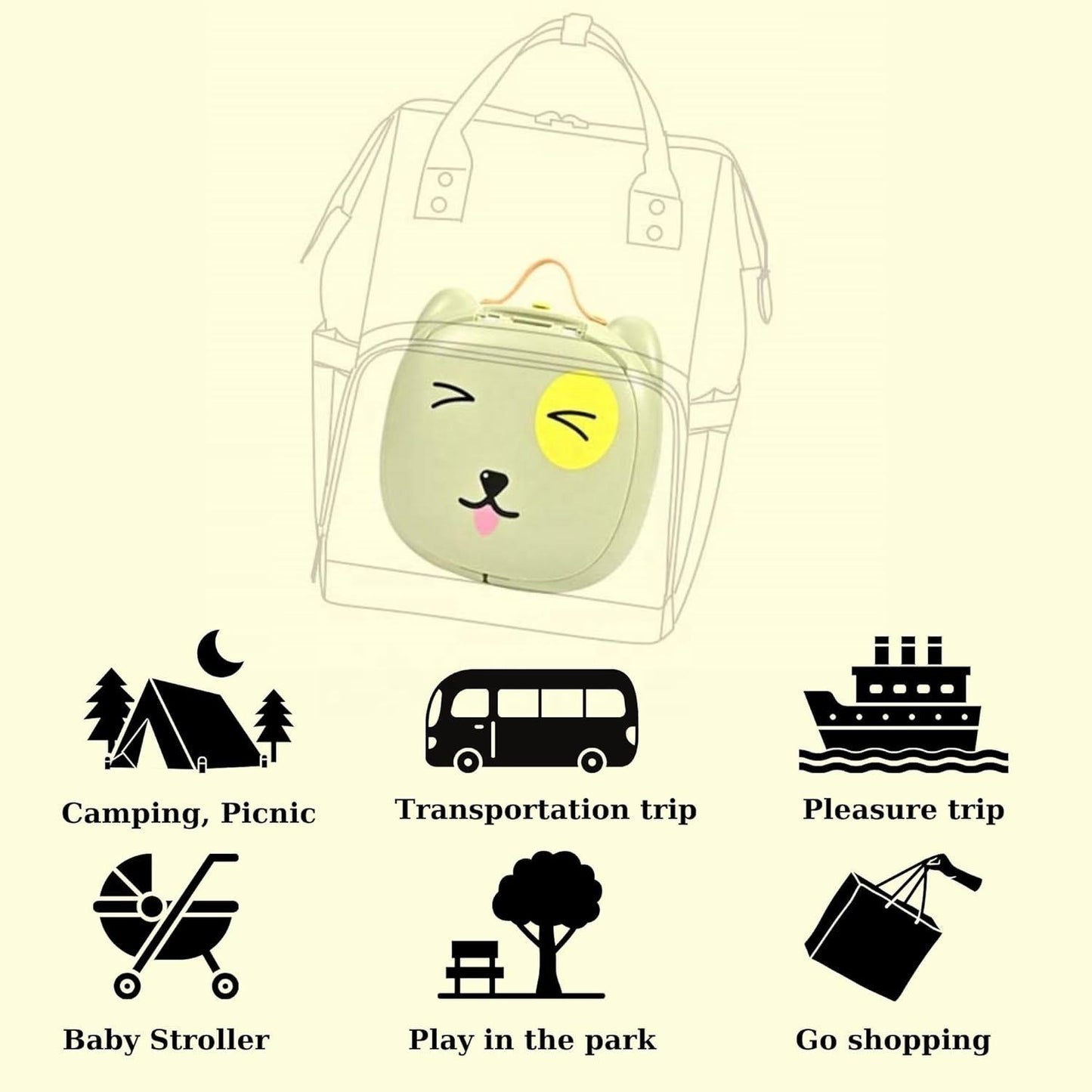 Portable Potty Training Seat - Foldable Travel Toilet for Toddlers with Bags