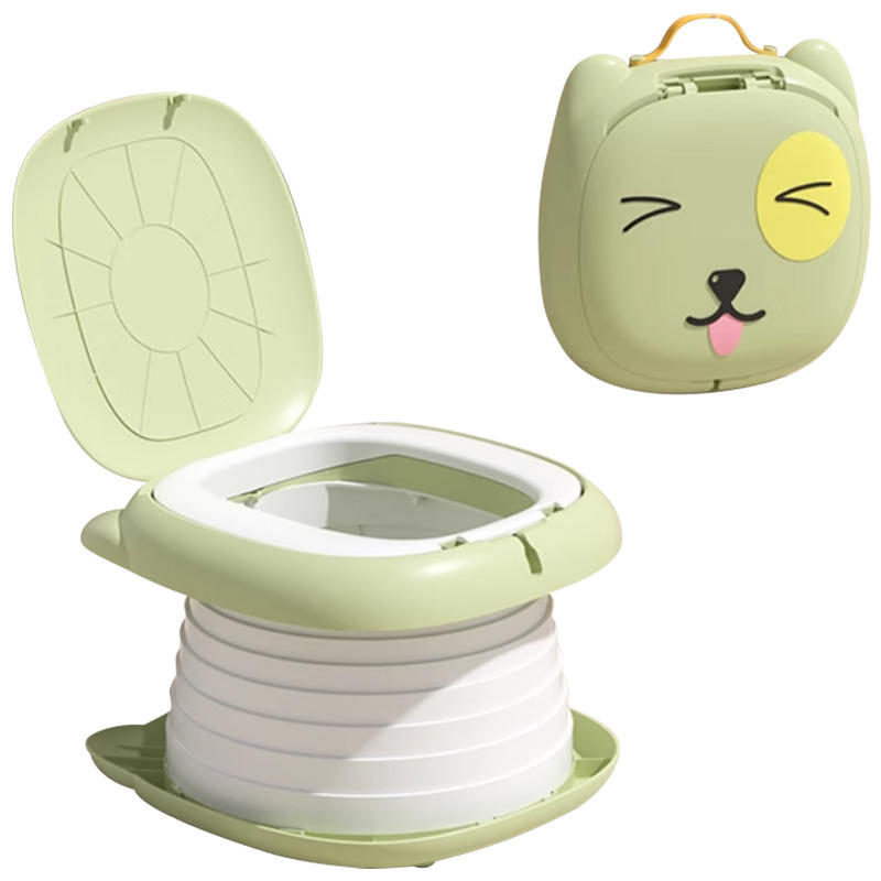Portable Potty Training Seat - Foldable Travel Toilet for Toddlers with Bags