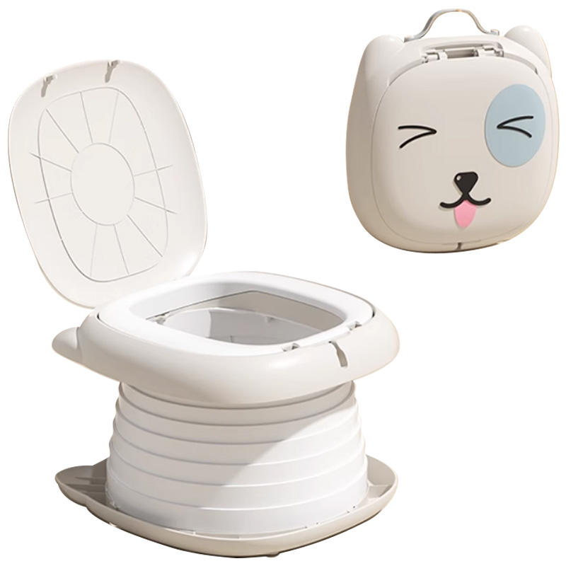 Portable Potty Training Seat - Foldable Travel Toilet for Toddlers with Bags