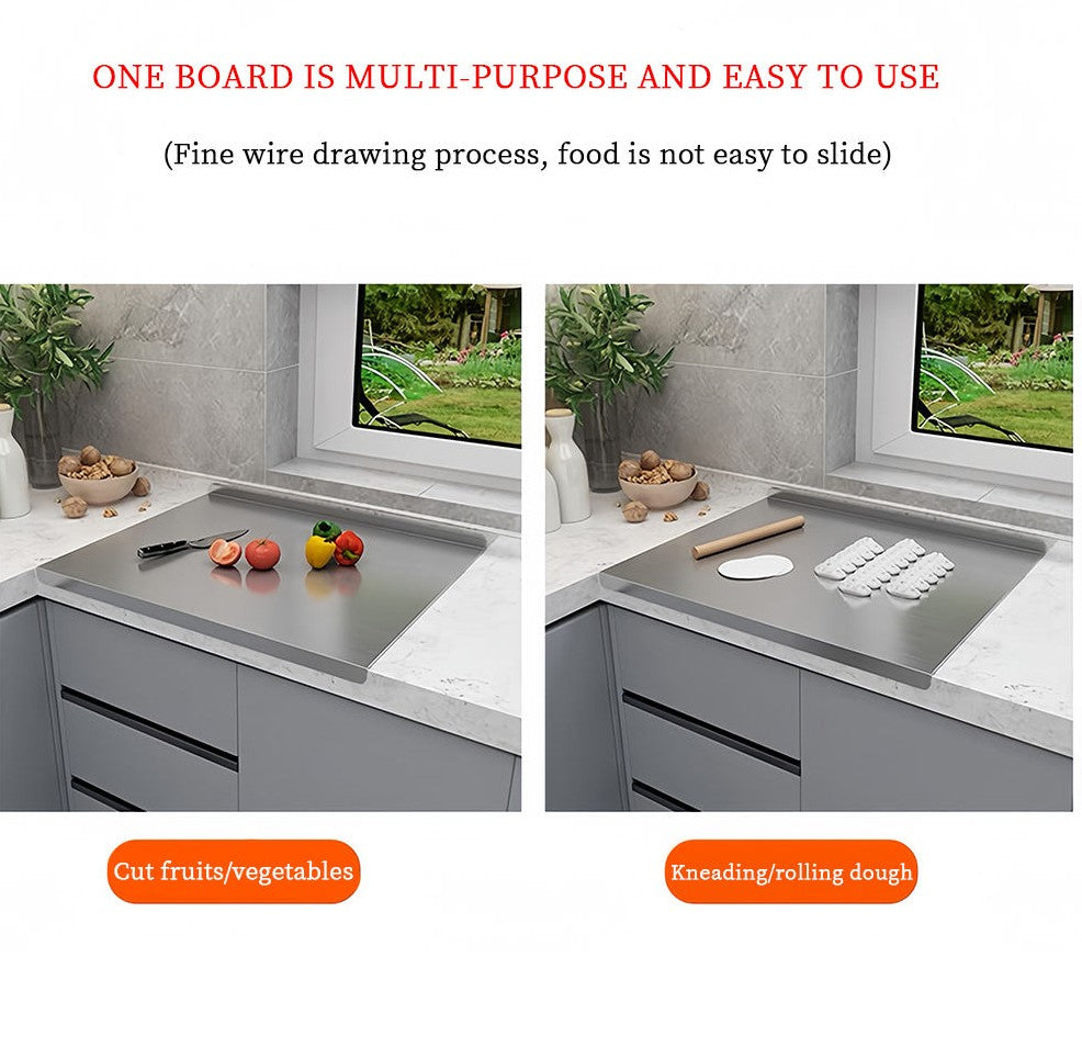 Premium Stainless Steel Cutting Board – Durable, Hygienic & Essential for Kitchens