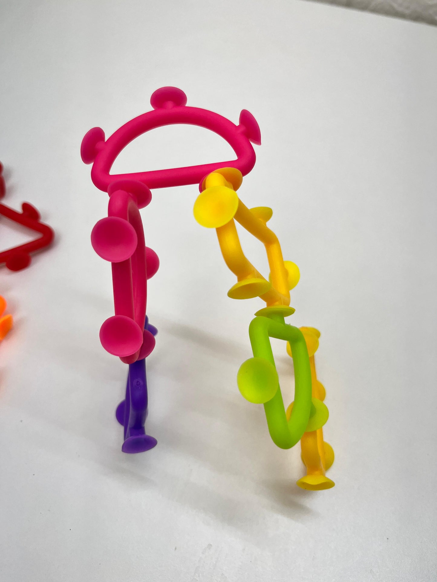 Suction Cup DIY Construction Puzzles Fun Bath/Travel Montessori Sensory Toys