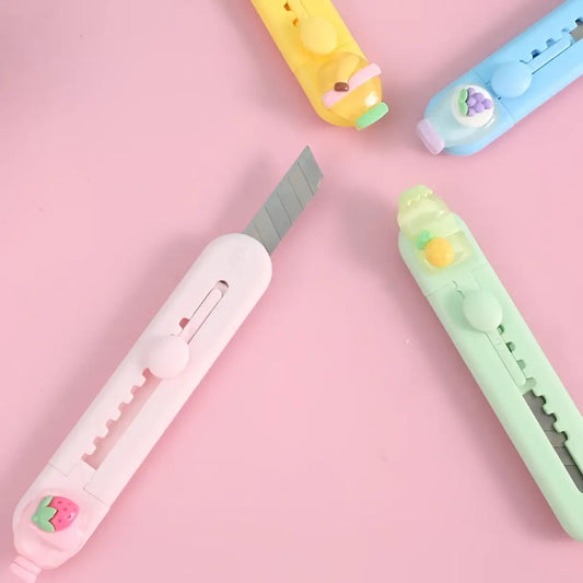 Quirky Craft Cutter Knife – Retractable for Kids & Adults