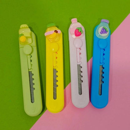 Quirky Craft Cutter Knife – Retractable for Kids & Adults
