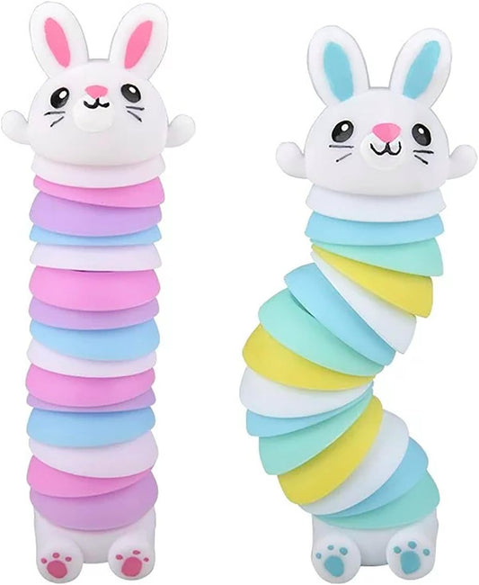 Rabbit Wriggly Fidget Wiggle Articulated Jointed Moving Creature Toy (Any 1)