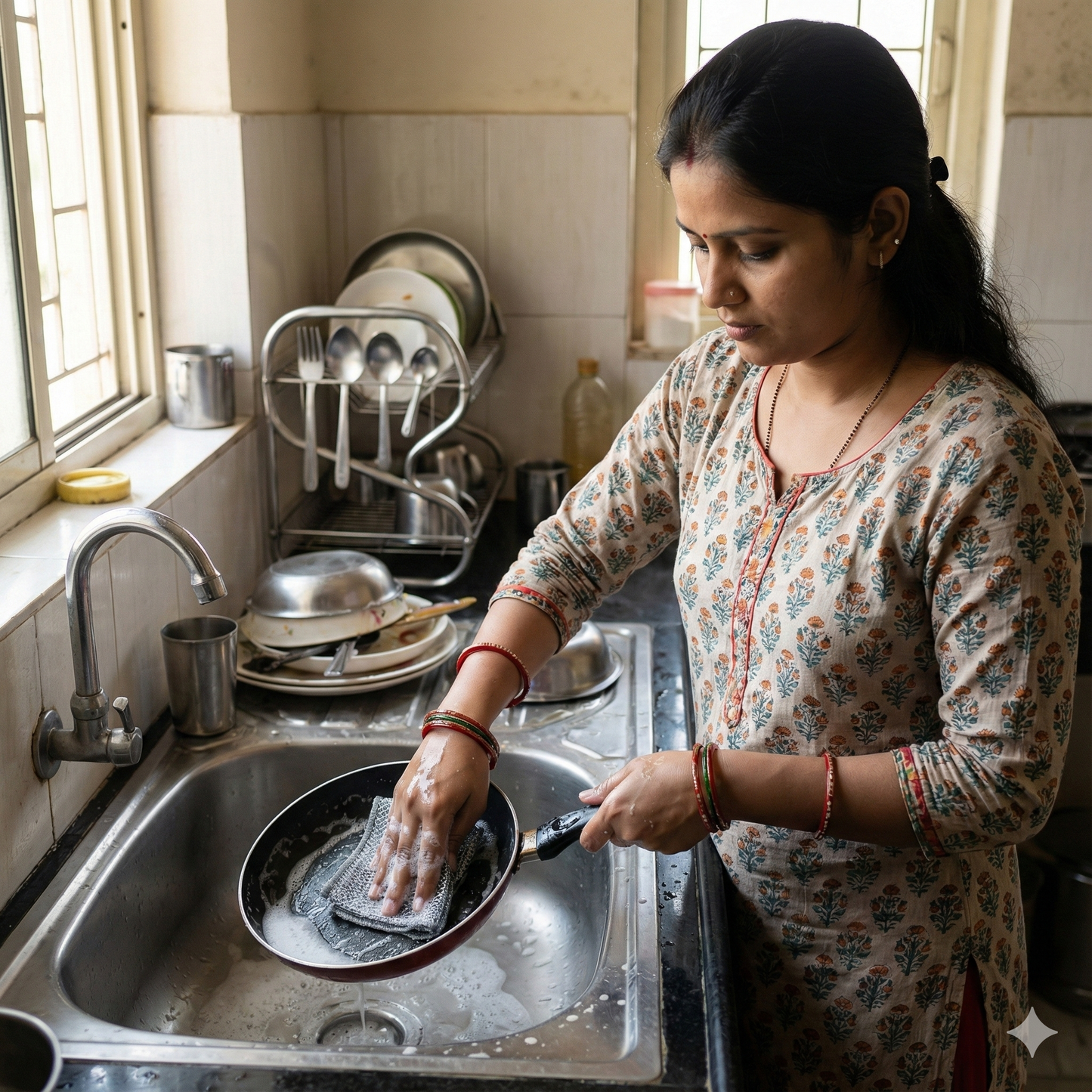 Wire Dishwashing Rags – Stainless Steel Scrubber Set of 2