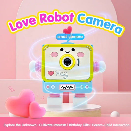 Robot Camera Kids – Cute Digital Toy Camera for Children