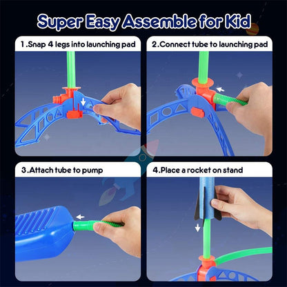 Foam Stomp Rocket Launcher – Safe Outdoor STEM Fun