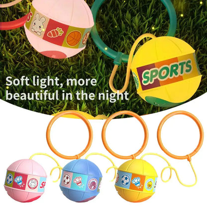 Ankle Skipping Rotating Glowing Ball