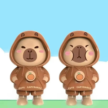 Face Changing Keychain – Capy Mood Flip Cartoon Toy |