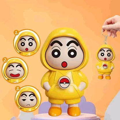 Face Changing Keychain – Shinchan Flip Expression Toy | Ages 5+