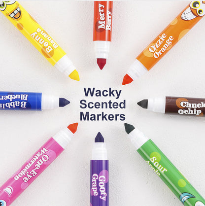 Scented Colour Markers – Pack of 12 Fragrance Sketch Pens for Kids’ Creative Fun
