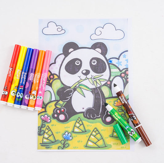 Scented Colour Markers – Pack of 12 Fragrance Sketch Pens for Kids’ Creative Fun