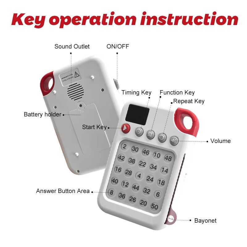 Schulte Focus Training Machine – Early Learning Cognitive Toy for Kids