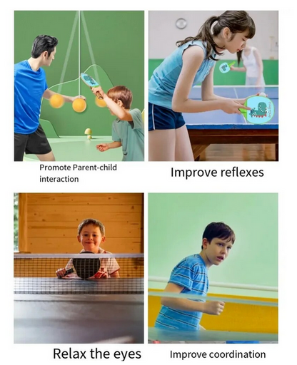 Hanging Table Tennis Trainer Ping Pong Ball Self Training and Workout Indoor Gaming Set for Adults and Kids
