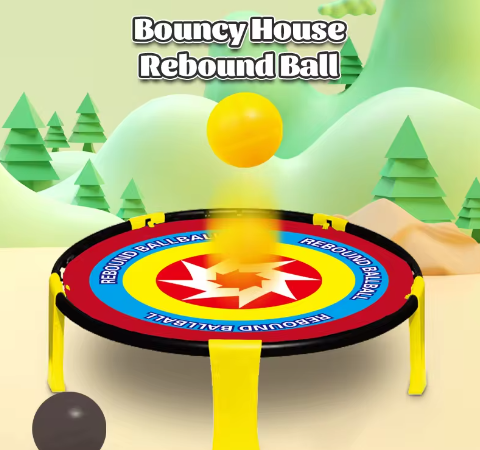 Custom round rebound ball bed kids play beach sport games with balls