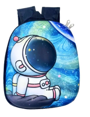 Astronaut 3D Cartoon Print Kids School Backpack