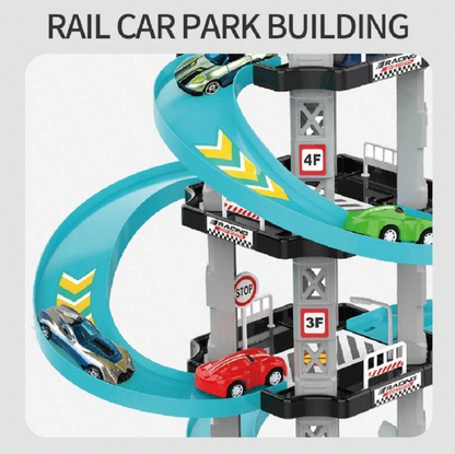 Engineering Parking Garage Play Set