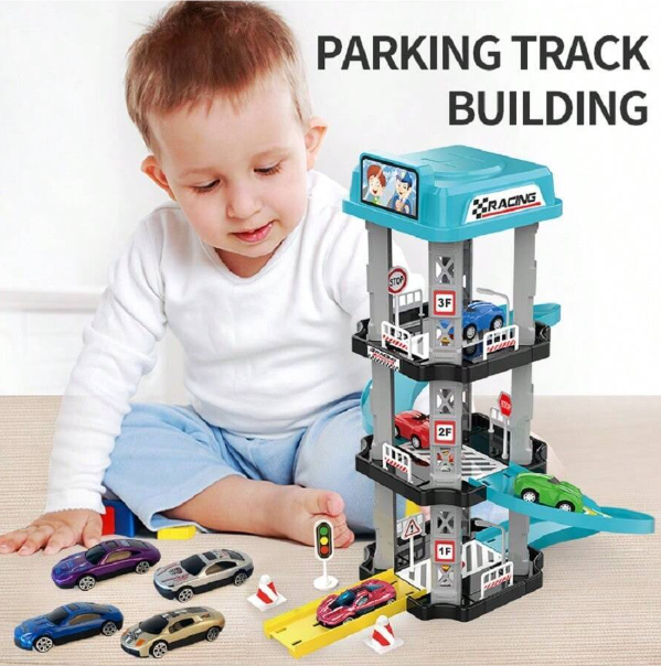 Engineering Parking Garage Play Set