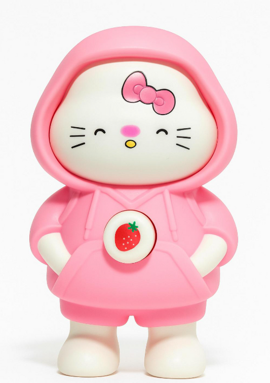 Face Changing Keychain – Pink Hello Kitty Flip Cartoon Toy