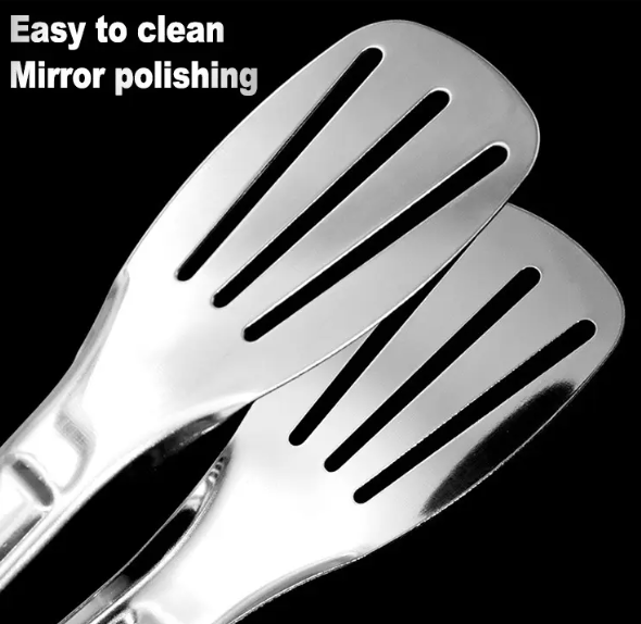 Stainless Steel Multipurpose Tong, Non-slip Cooking Clip